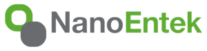 Logo NanoEntek – producent elektroporatorów i systemów transfekcji komórek