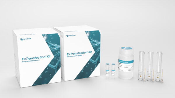 Pełny zestaw ExTransfection Kit 10 µL EXT1025K z końcówkami, probówkami i buforami