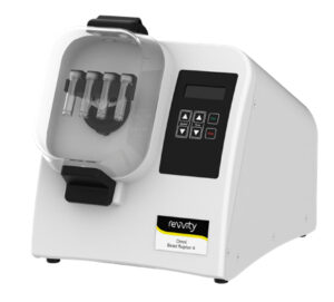 Homogenizator kulkowy Revvity Omni Bead Ruptor 4 do homogenizacji małych próbek laboratoryjnych